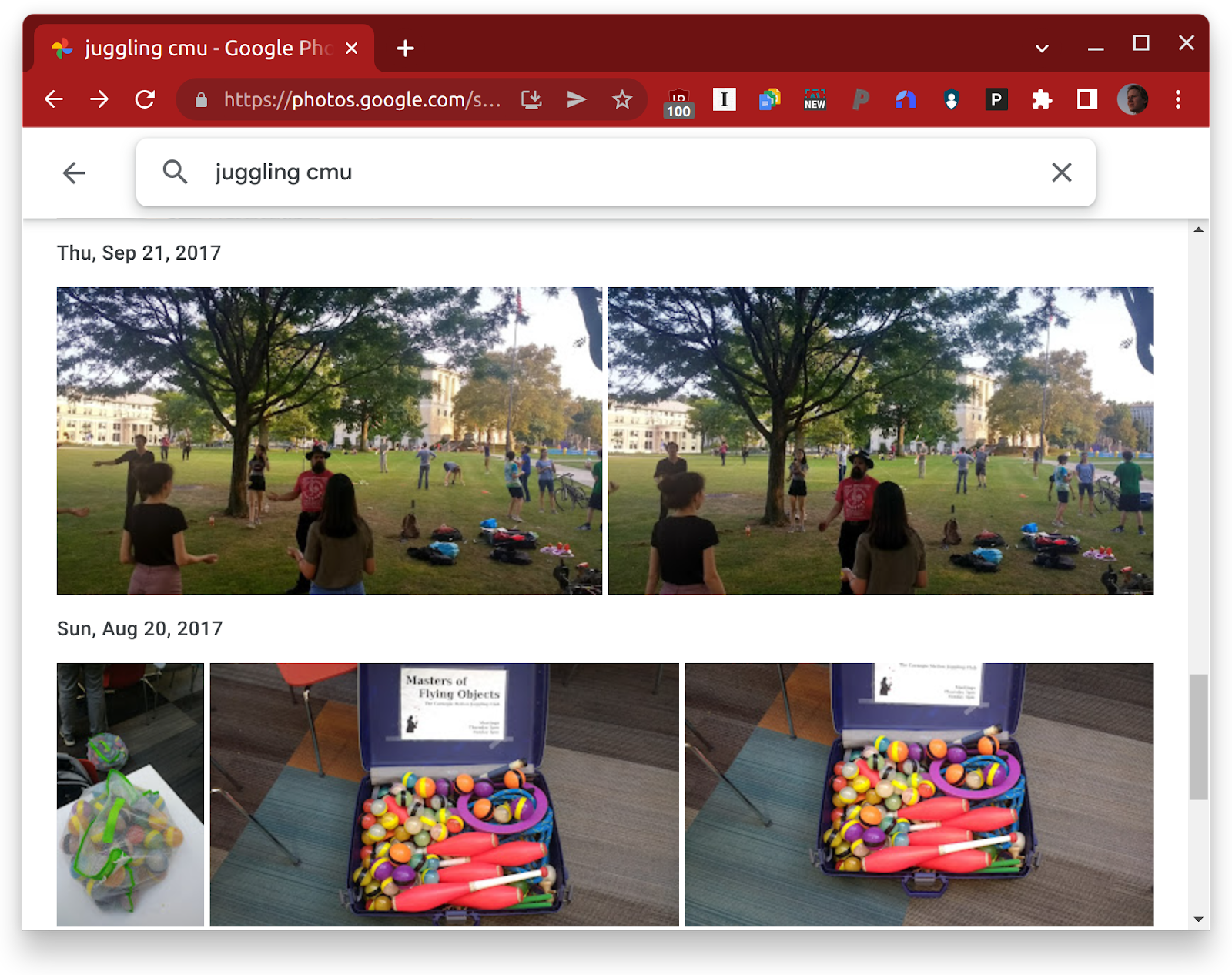 Image Search on Google Photos